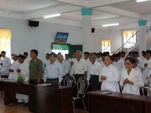 Congrès de l'Eglise Cao Dai Minh Chon Dao à Ca Mau 
